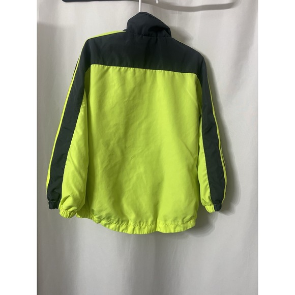 Adidas Full Zip Jacket Boy‎ Size 6 Multi Color Lightweight Windbreaker  (B19) - Picture 3 of 4